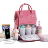 Velvet Stitching Diaper Backpack