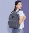 Fish-Openning Diaper Bag Backpack