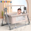 NewbornBaby Multifunctional Electric Cradle Rocking Bed Rocking Chair Newborn Smart Coax  Baby Soothing Artifact Sleeping Basket