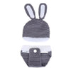 New Children&#39;s Photography Clothing Newborn Cute Rabbit Sweater Suit Handmade Woolen Yarn Knitting Baby Photo