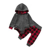 Autumn New Baby Newborn Boy Girl Casual Clothing Set Rompers Long Sleeve Cotton Hoodie Sweatshirt Tops +Pants Trousers